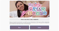 Desktop Screenshot of mylittleplaything.com